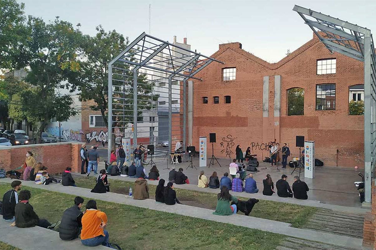 Parque de la Estación. Un lugar característico del Barrio de Almagro.